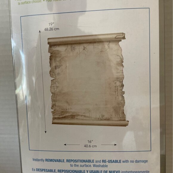 RoomMates Pirate Adventure Dry Erase Peel & Stick Wall Decals 11-Pack Reposition - Picture 6 of 6